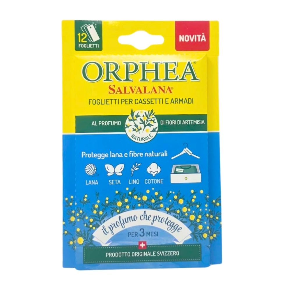 Foglietti salvalana profumati ORPHEA fiori di artemisia 12 pz