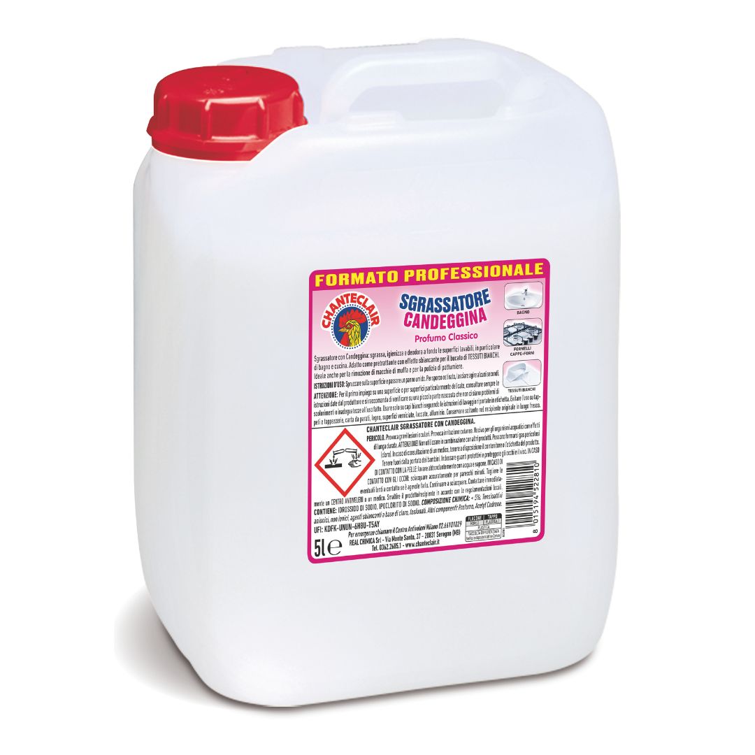 Tanica sgrassatore CHANTECLAIR candeggina 5000 ml