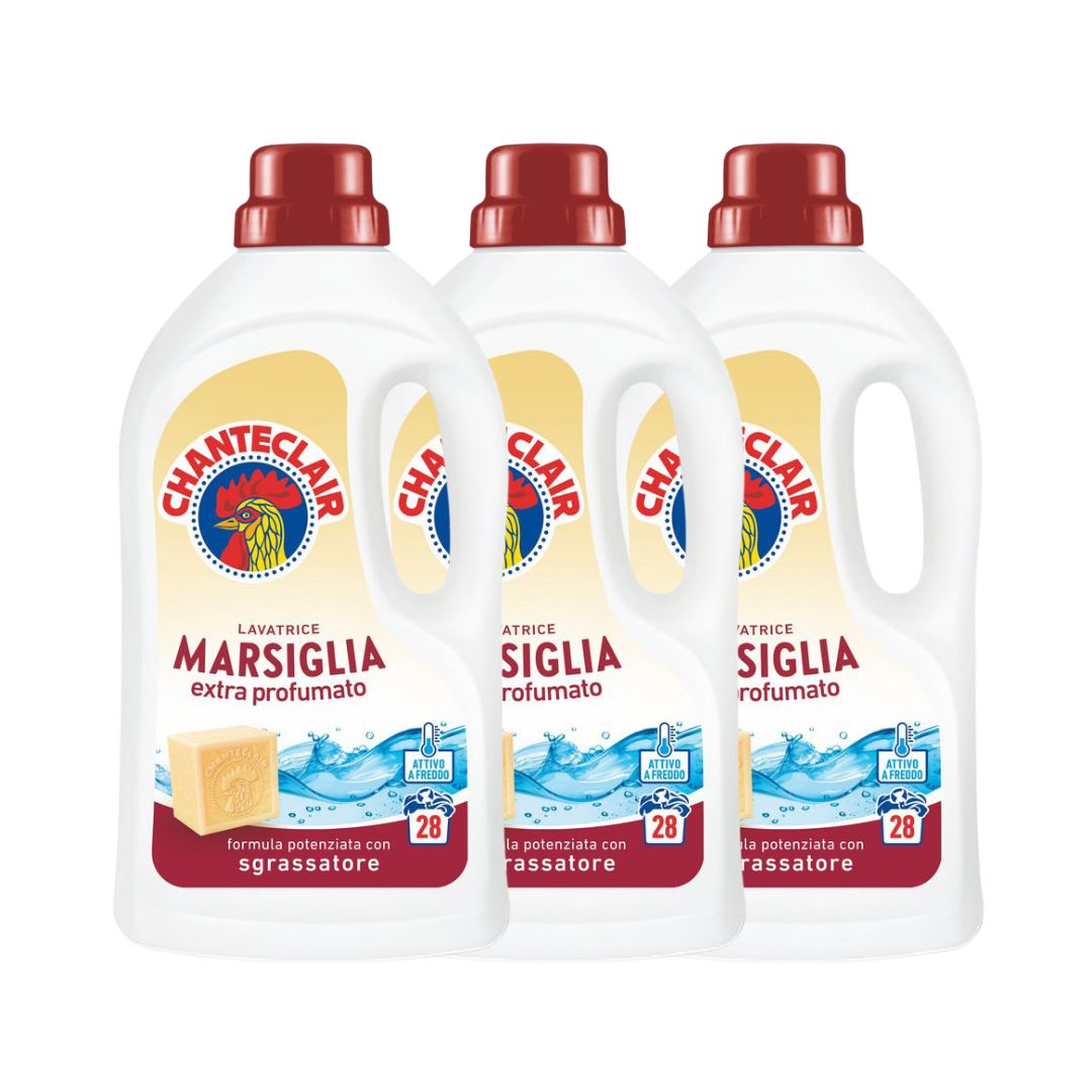 Lavatrice CHANTECLAIR marsiglia 28 lavaggi 1260 ml, 3 pz