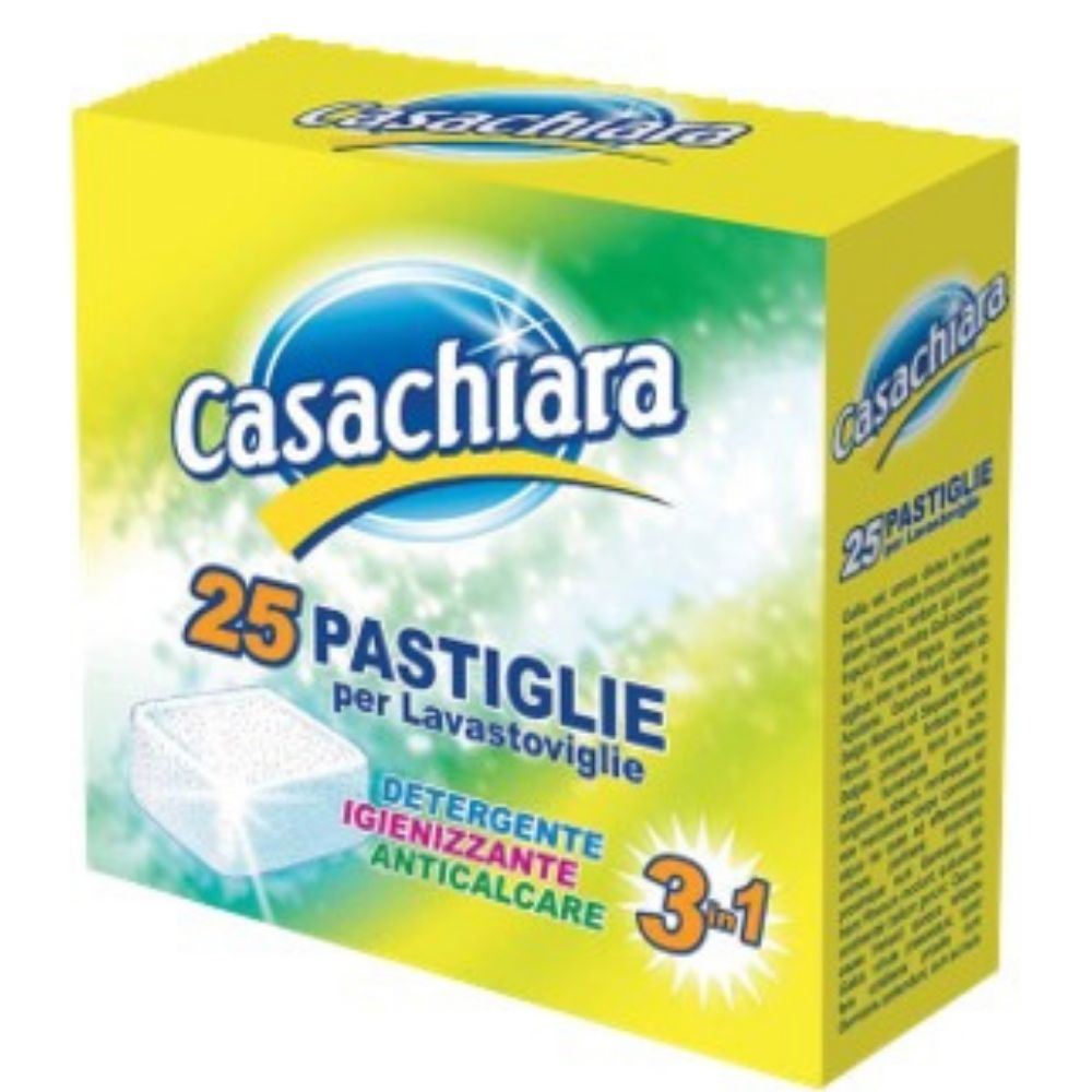Pastiglie per lavastoviglie CASACHIARA limone verde 25 pz