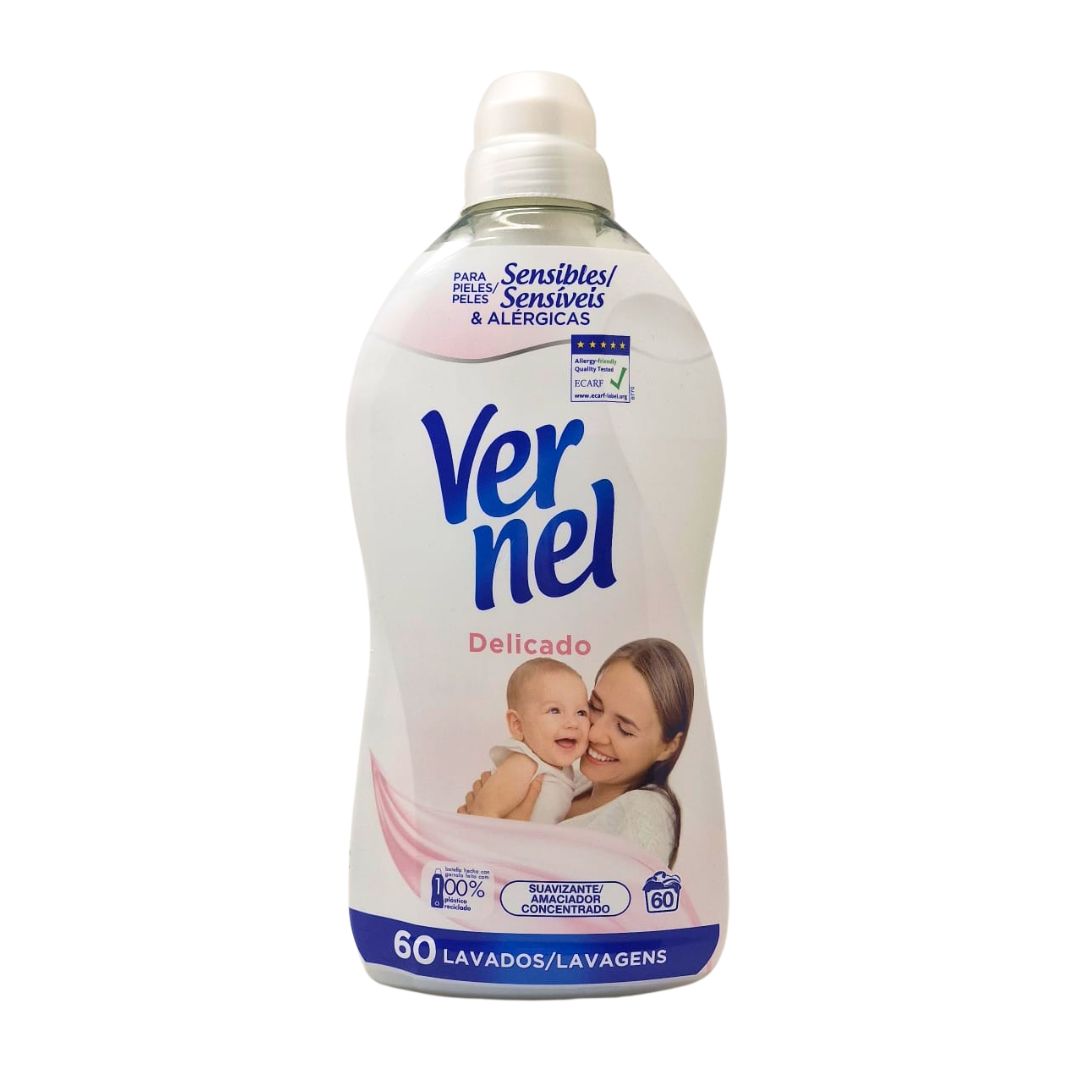 Ammorbidente concentrato VERNEL delicato 60 lavaggi 1080 ml