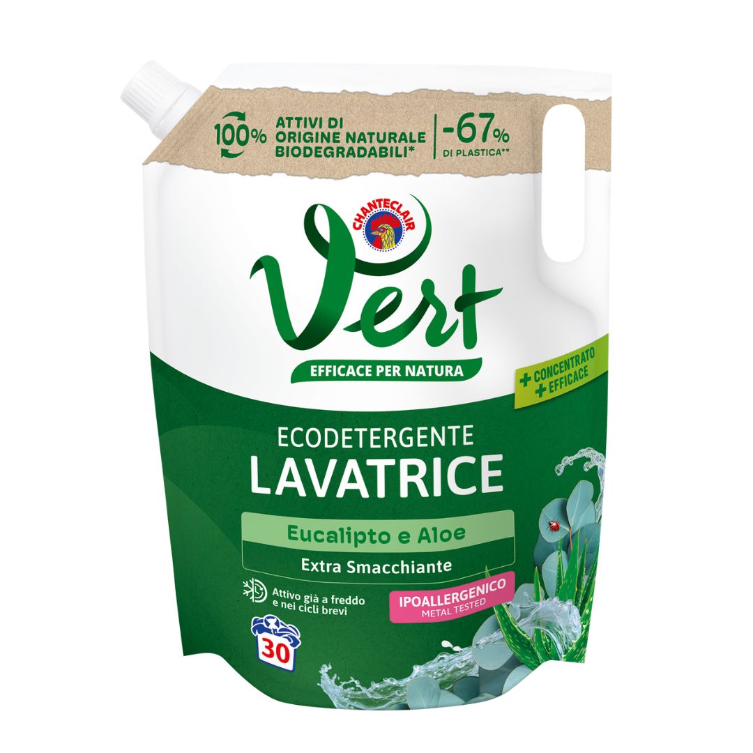 Detersivo in ecoricarica CHANTECLAIR VERT eucalipto e aloe 1200 ml
