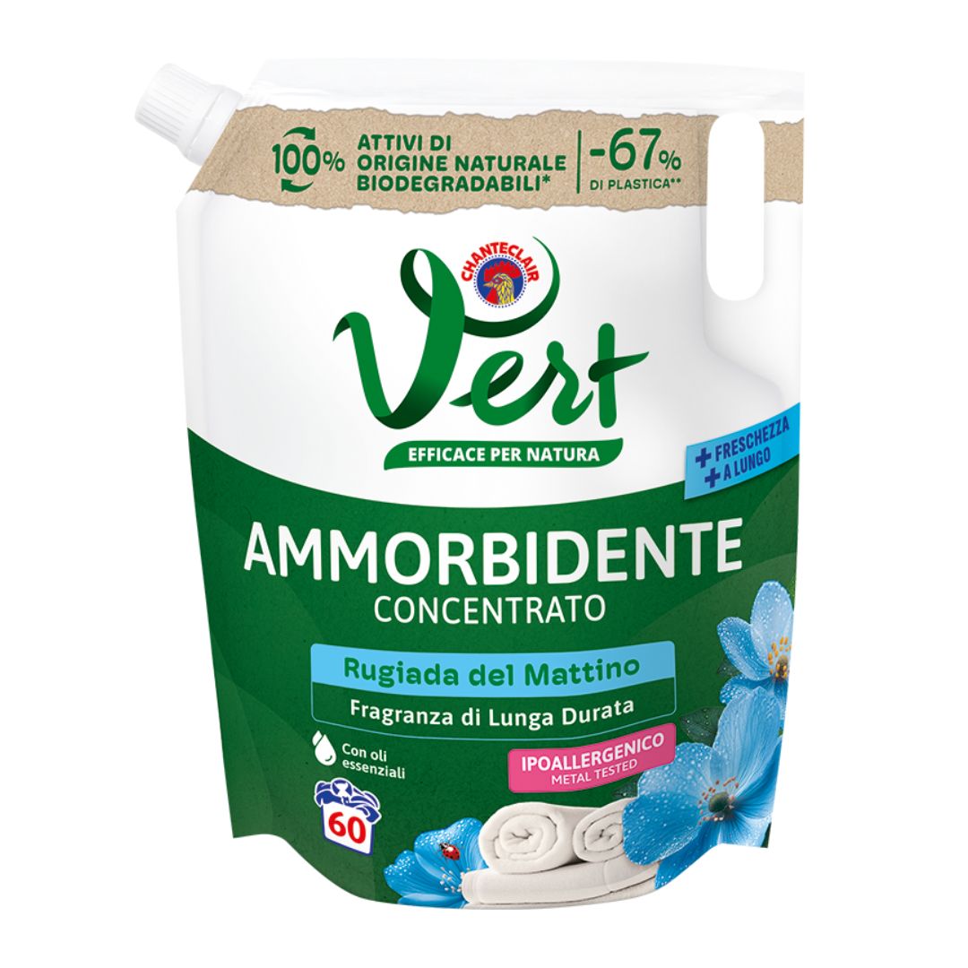 Ammorbidente concentrato in ecoricarica Chanteclair rugiada 1200 ml