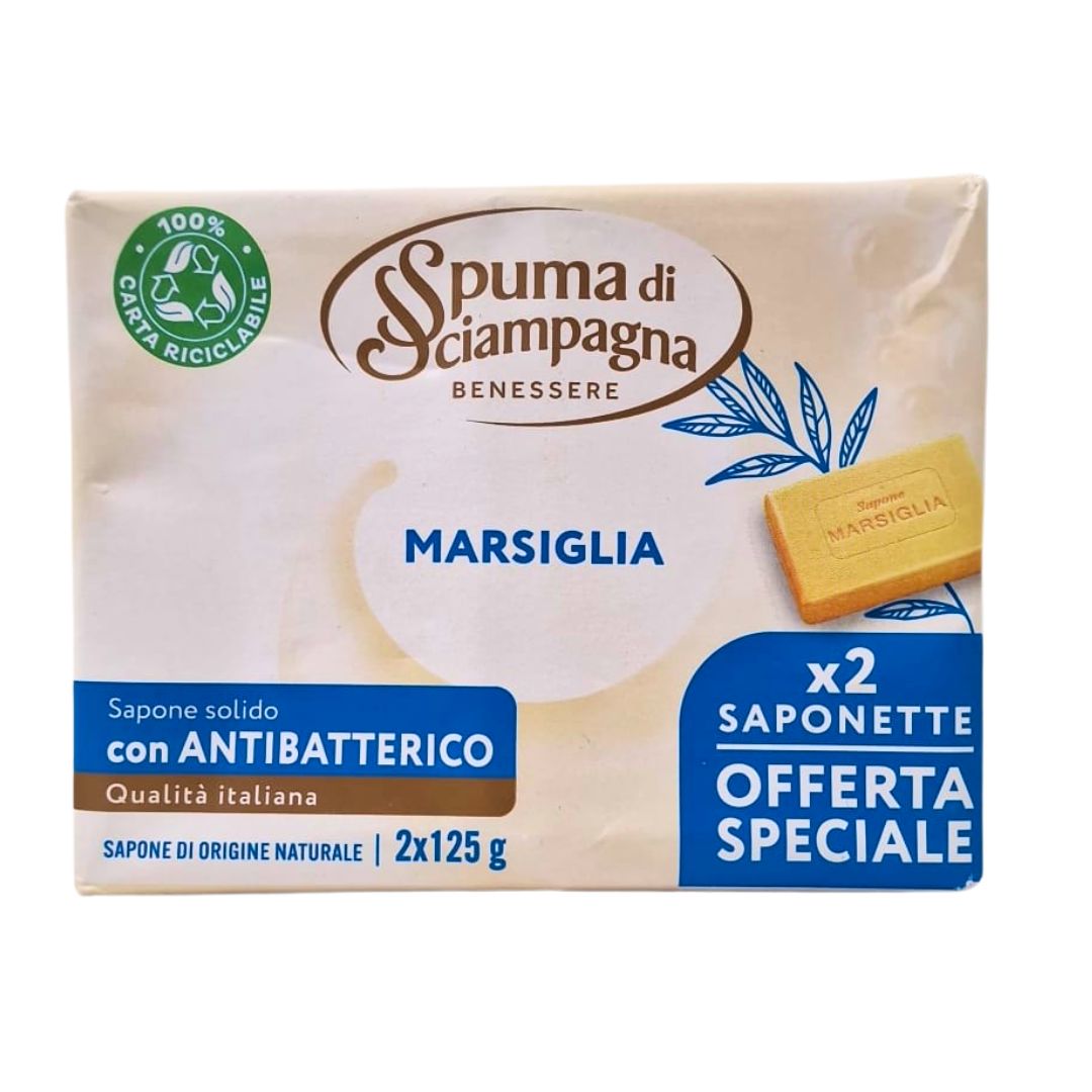 Saponetta SPUMA DI SCIAMPAGNA marsiglia 2 x 125 g
