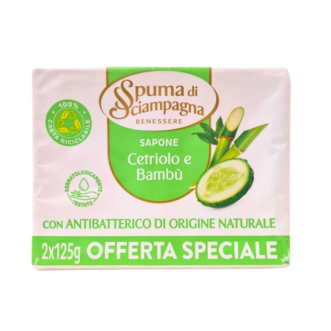 Saponetta SPUMA DI SCIAMPAGNA cetriolo 2 x 125 g