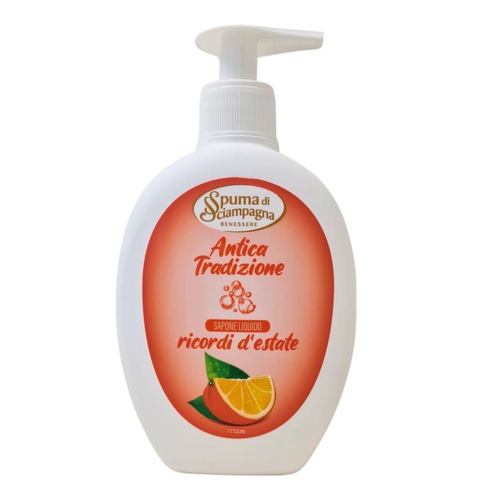 Sapone liquido mani SPUMA DI SCIAMPAGNA Antica Tradizione ricordi d'estate 250 ml