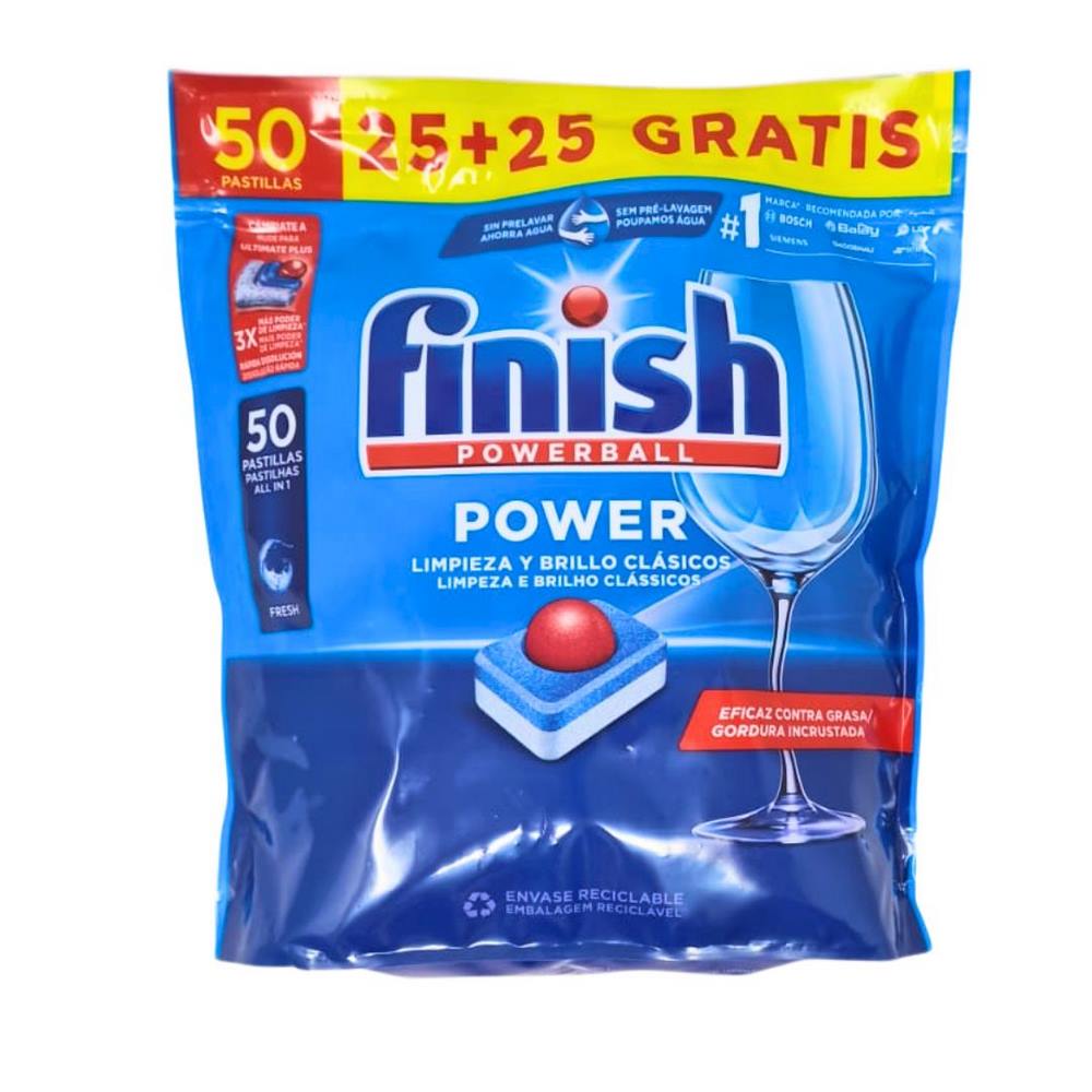 Pastiglie FINISH Power nel sacchetto classiche, 50 pz