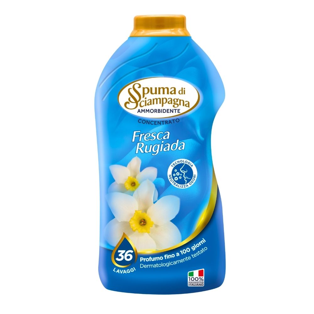 Ammorbidente concentrato SPUMA DI SCIAMPAGNA fresca rugiada 720 ml