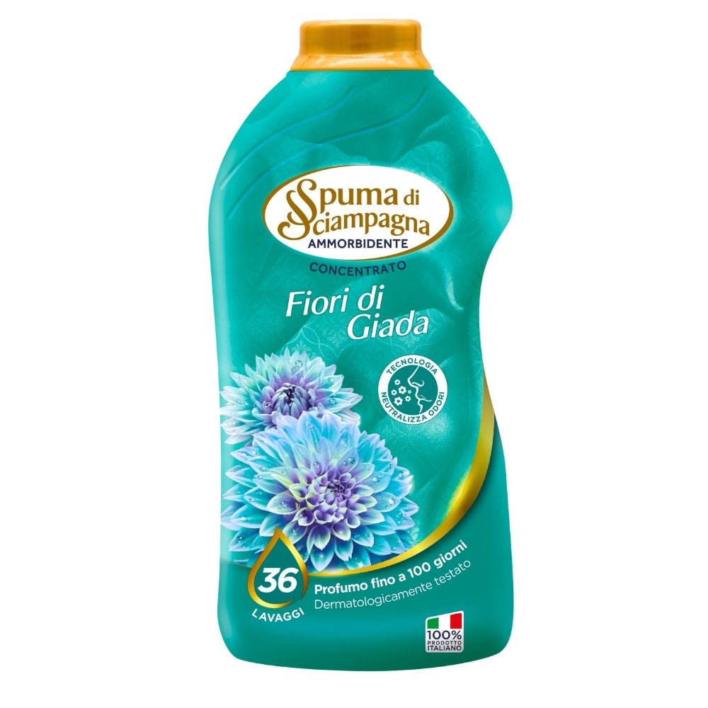 Ammorbidente concentrato SPUMA DI SCIAMPAGNA fiori di Giada 720 ml