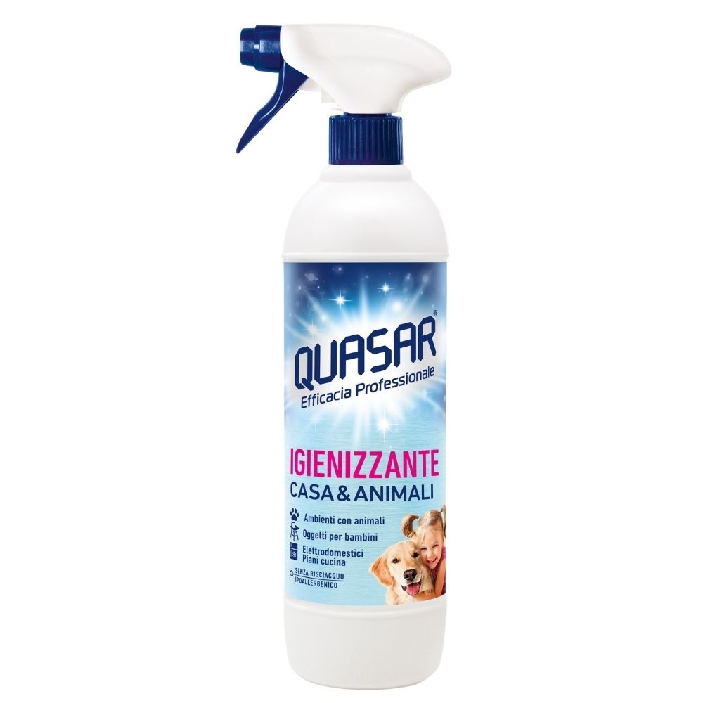 Detergente igienizzante QUASAR per casa e animali 580 ml