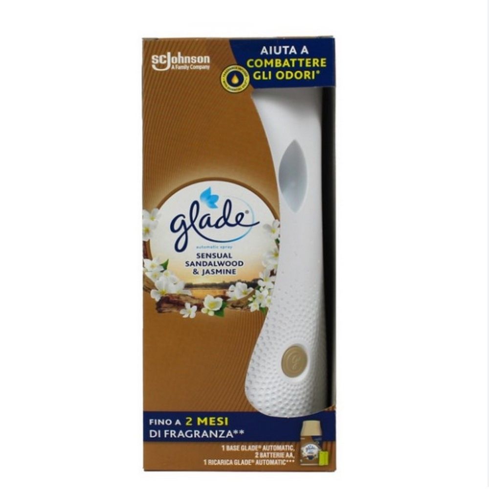 Diffusore automatico + Ricarica Spray Sandal Wood GLADE