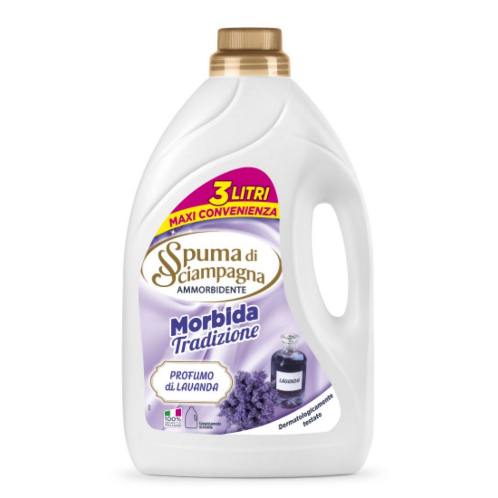 Ammorbidente SPUMA DI SCIAMPAGNA lavanda 3000 ml