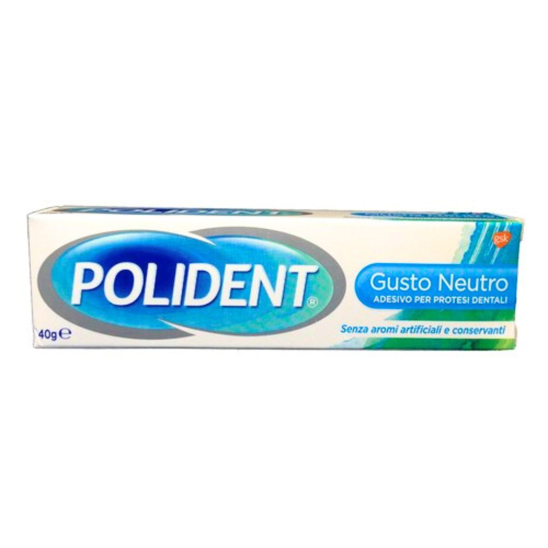 Pasta adesiva gusto neutro POLIDENT 40 ml