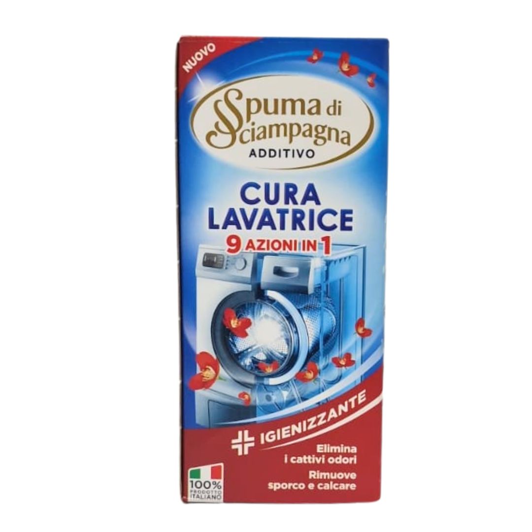 Cura lavatrice SPUMA DI SCIAMPAGNA igienizzante 250 ml