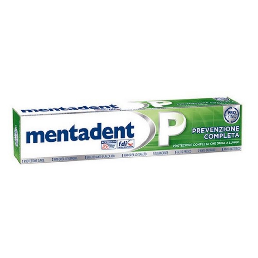 Dentifricio Prevenzione completa MENTADENT P 100 ml