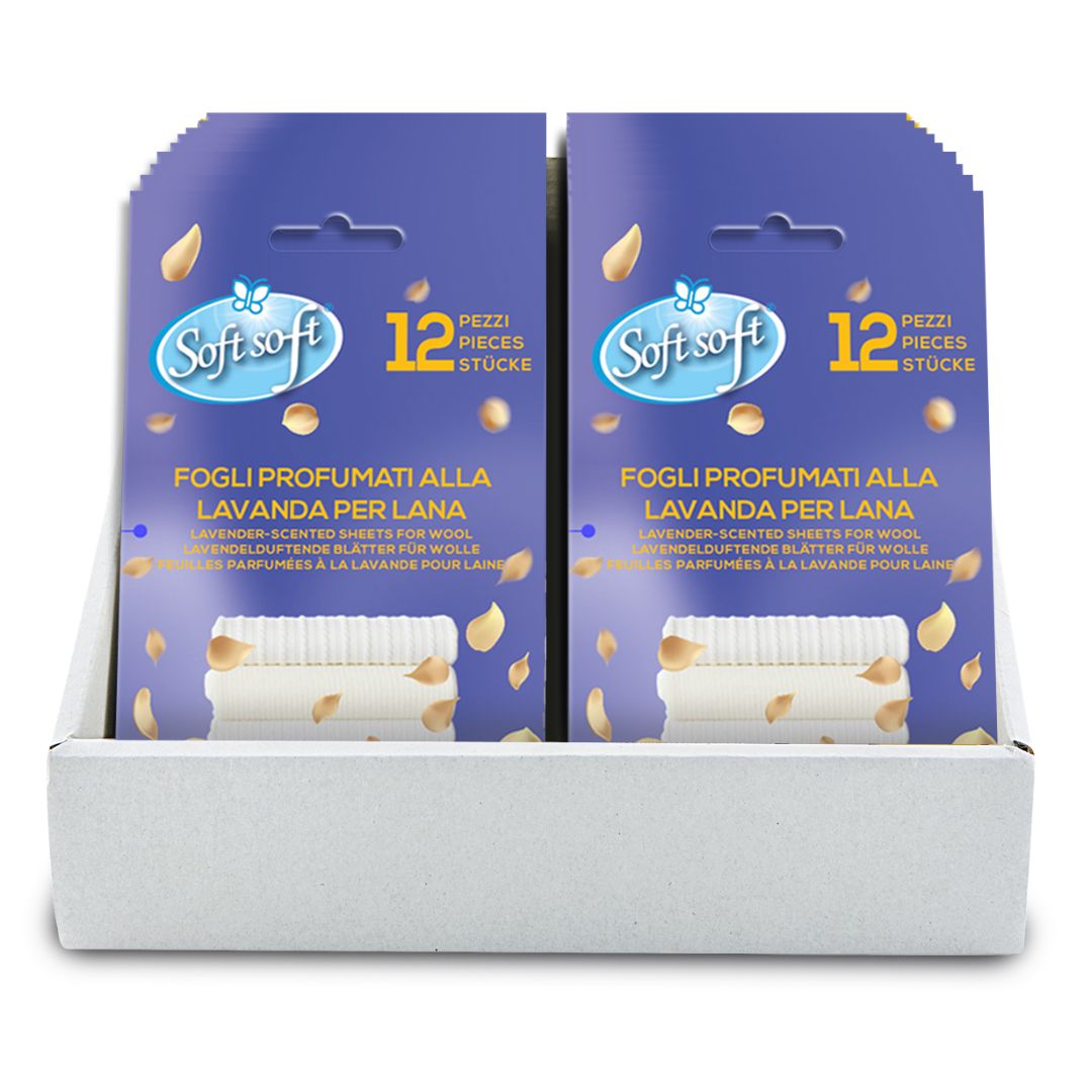Bustine profumate per lana SOFT SOFT lavanda, 12 pz