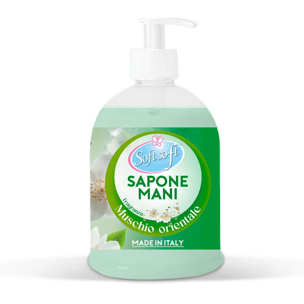 Sapone liquido con dispenser SOFT SOFT muschio orientale 500 ml