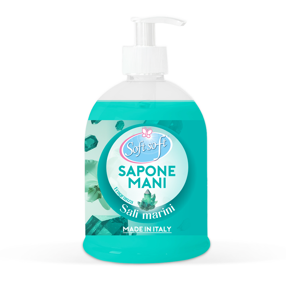 Sapone liquido con dispenser SOFT SOFT sali marini 500 ml