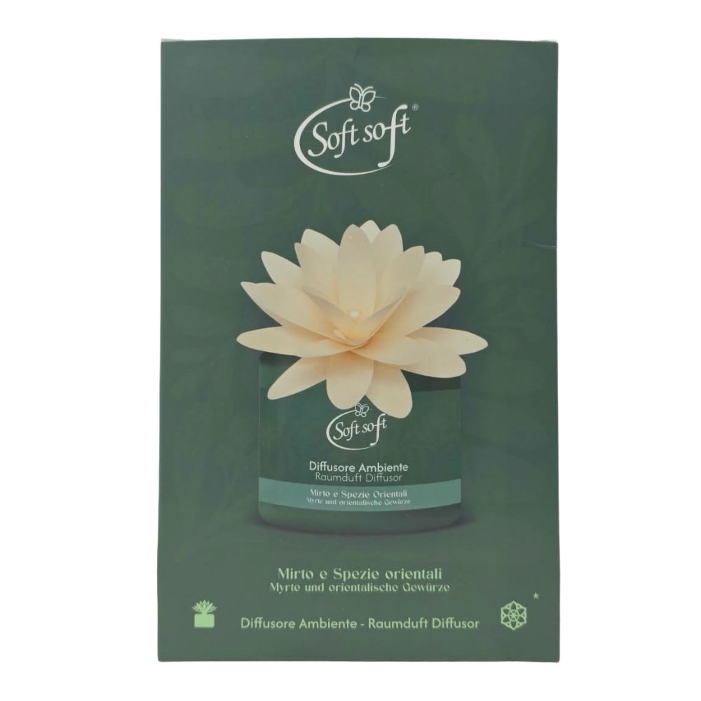 Diffusore di fragranza con fiore SOFT SOFT mirto e spezie orientali 200 ml