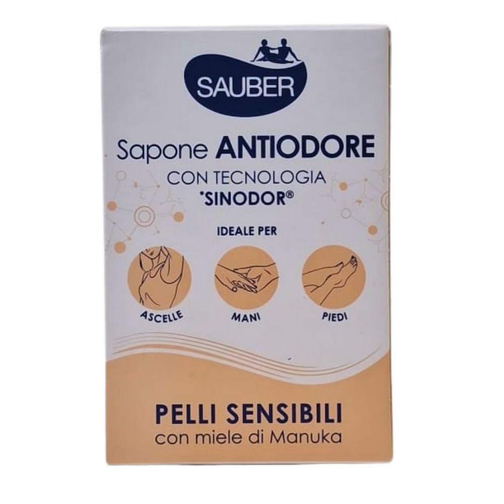 Saponetta antiodore SAUBER pelli sensibili 90 g