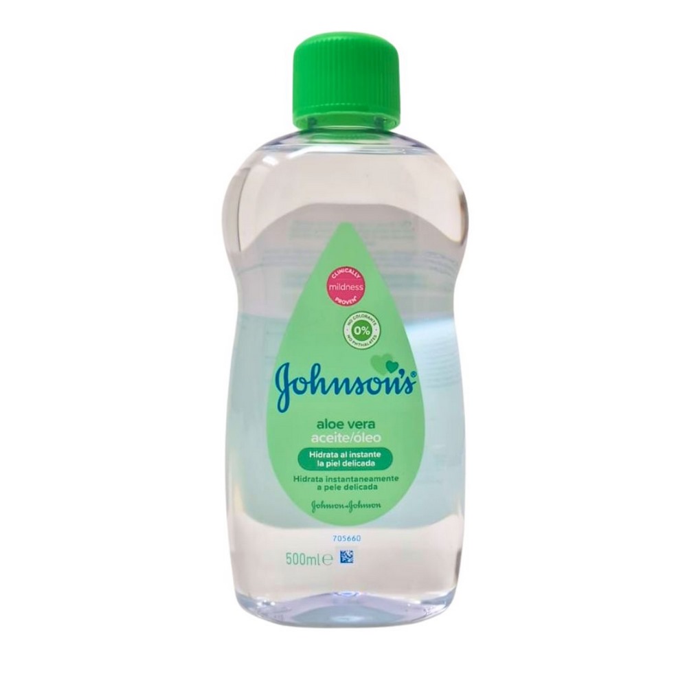 Olio corpo Baby Johnson's aloe vera 500 ml