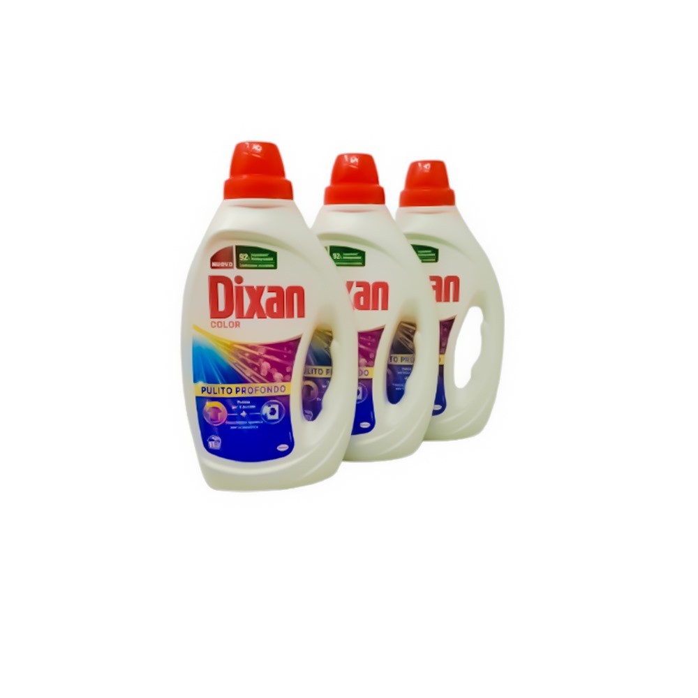 Detersivo liquido DIXAN per capi colorati 3 x 855 ml