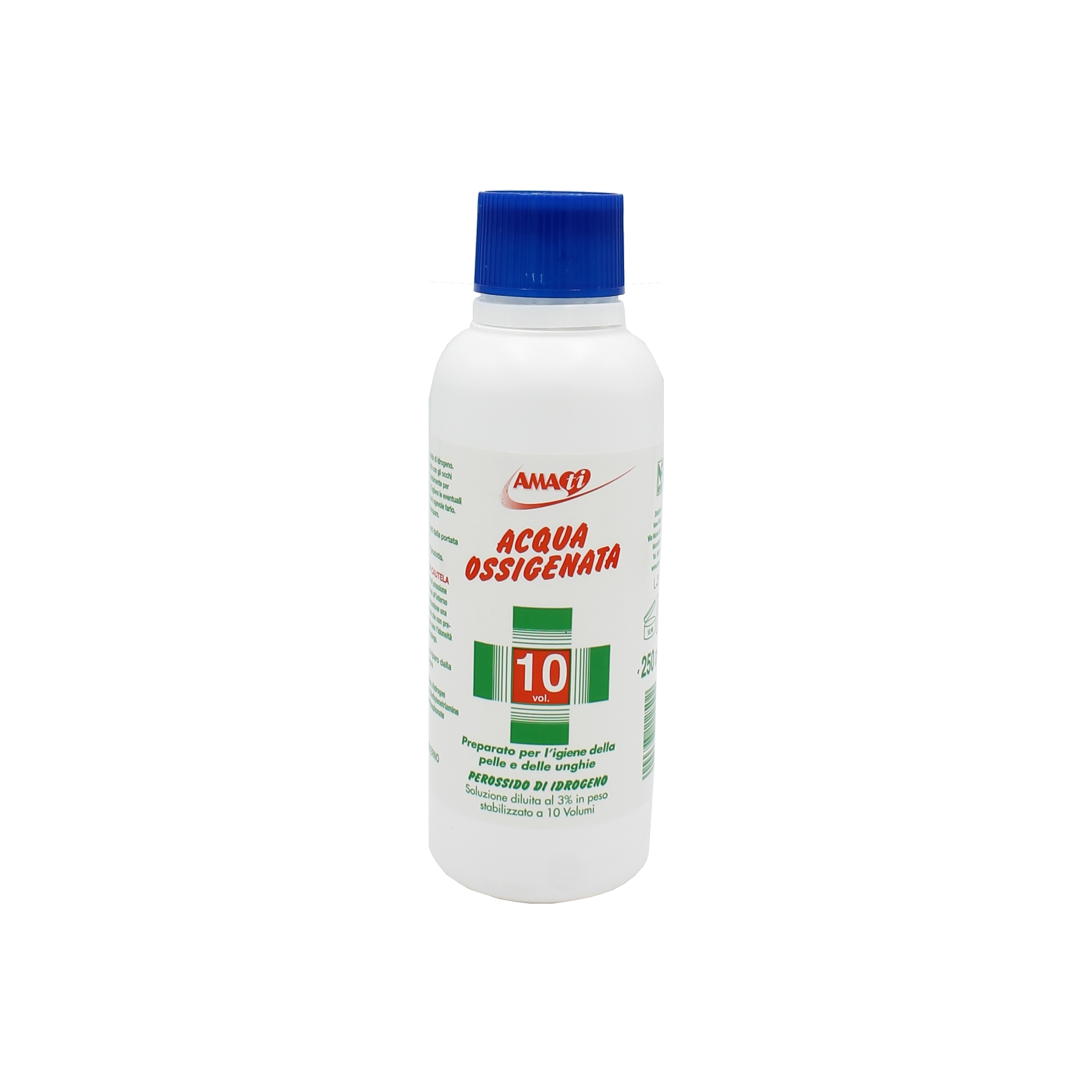 Acqua ossigenata per uso esterno 10% AMA 250 ml