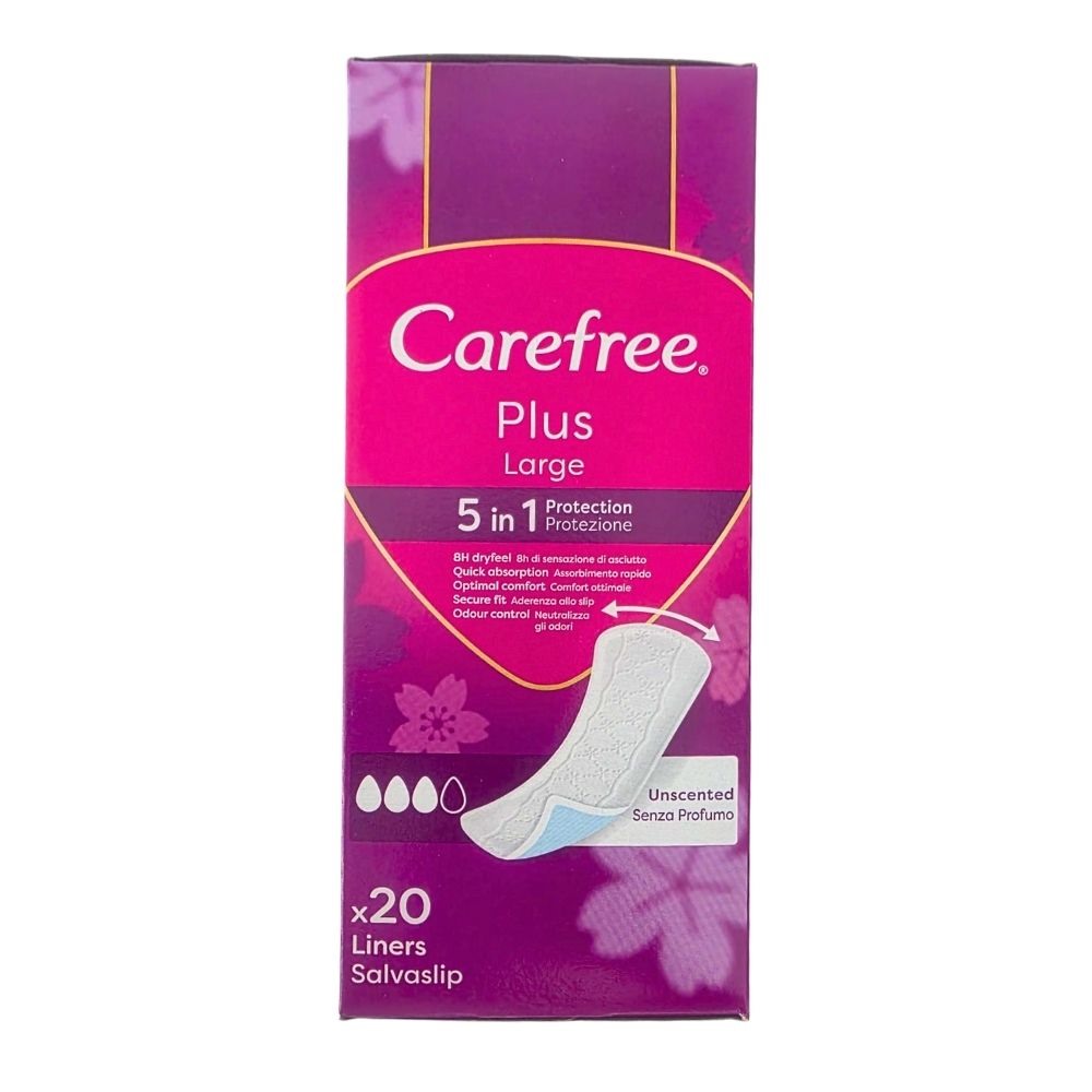 Salvaslip CAREFREE Plus Large 20 pz