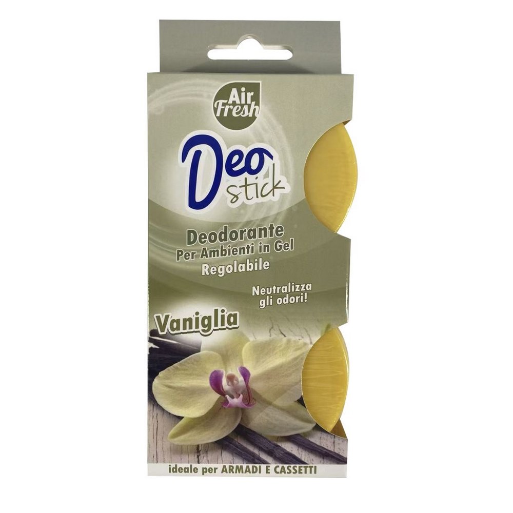 Deodorante per ambiente in gel AIR FRESH vaniglia 2 pz, 70 g