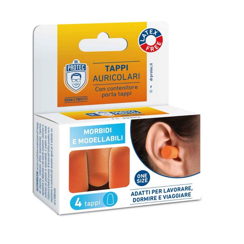 Tappi auricolari DR. PROTEC 4 pz