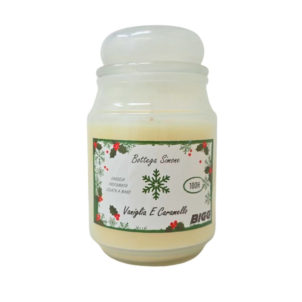Candela profumata BIGG vaniglia e caramello 500 gr