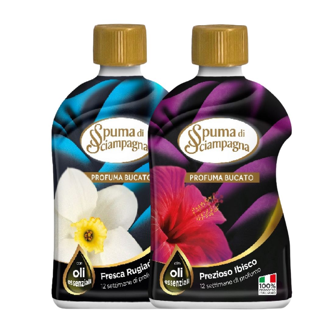 Profuma bucato SPUMA DI SCIAMPAGNA prezioso ibisco e fresca rugiada 250 ml