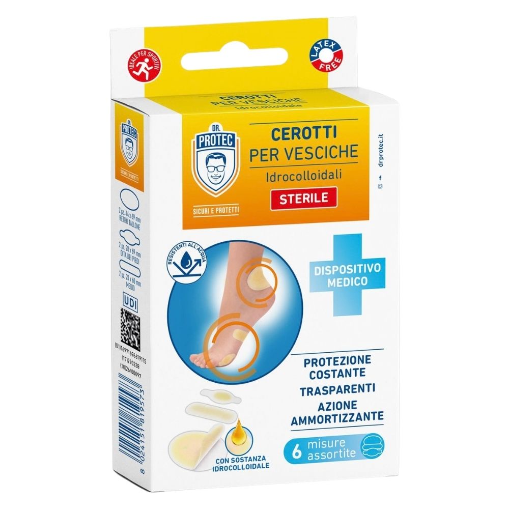 Cerotti vesciche DR PROTEC assortiti 6 pz