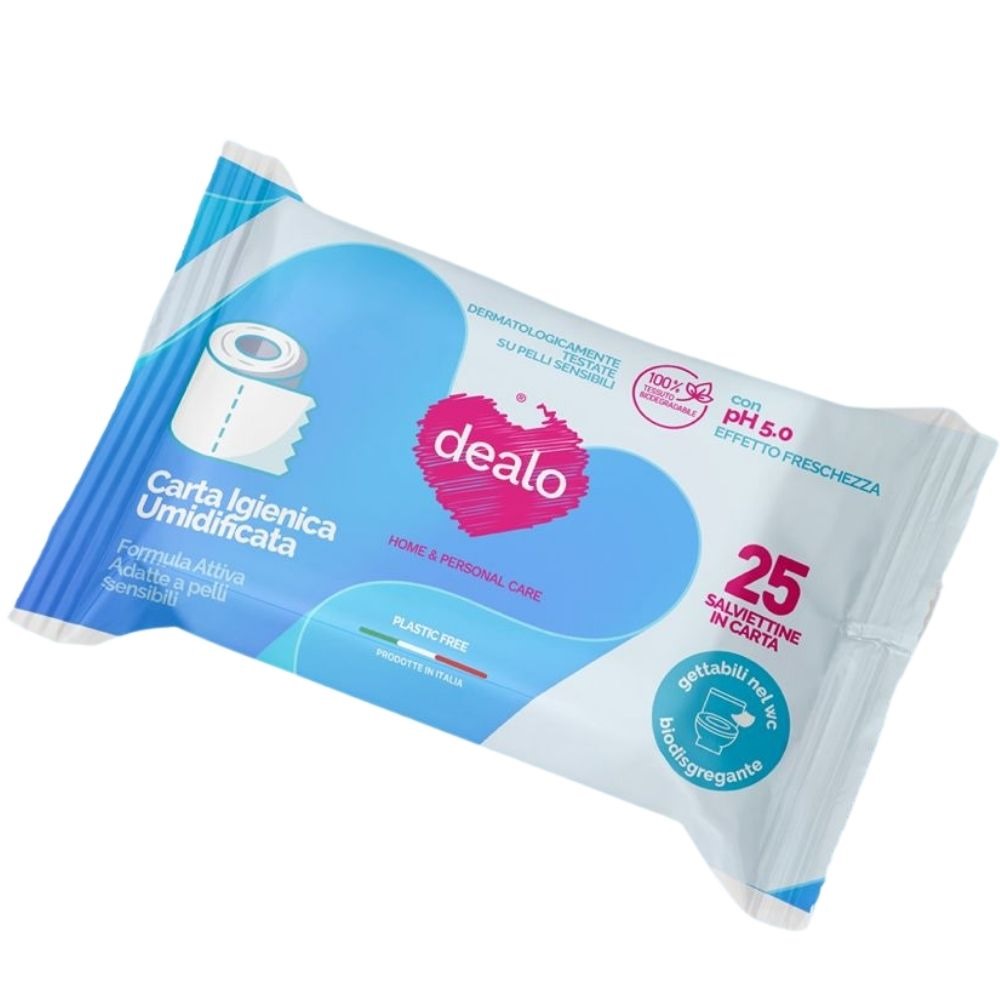Carta igienica umidificata Fresh & Clean biodegradabile alla camomilla 48 pz