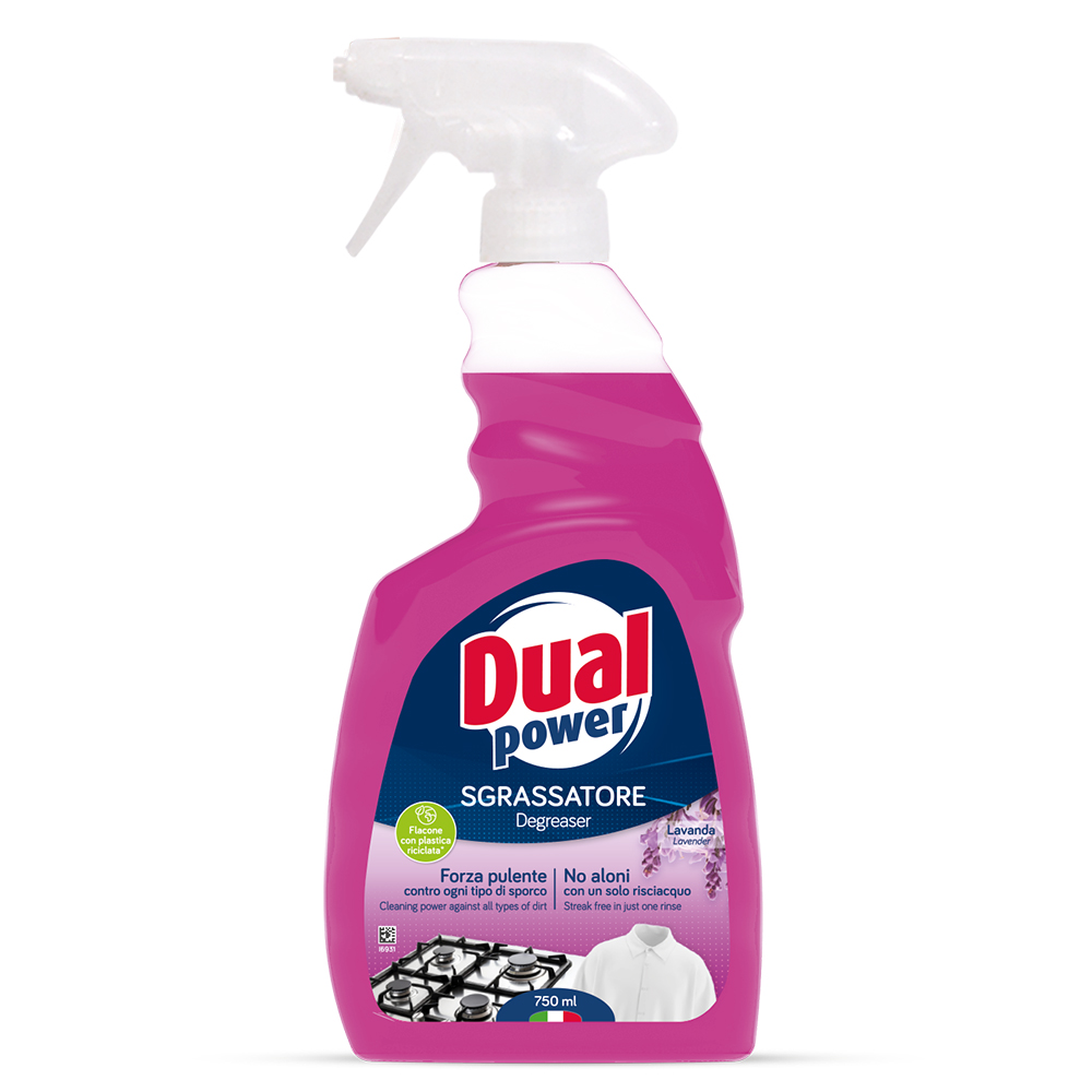 Sgrassatore Ultra Potente DUAL POWER lavanda 750 ml