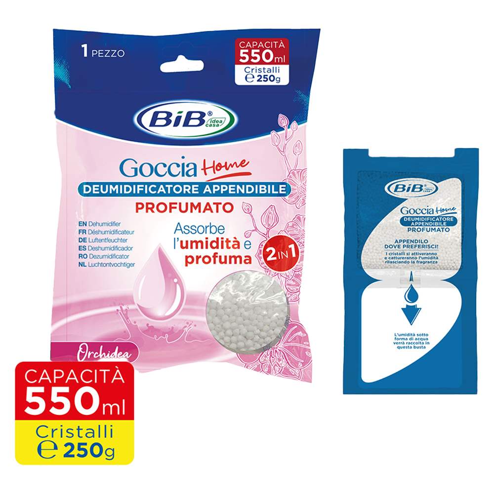 Deumidificatore appendibile profumato BIB orchidea 250 ml