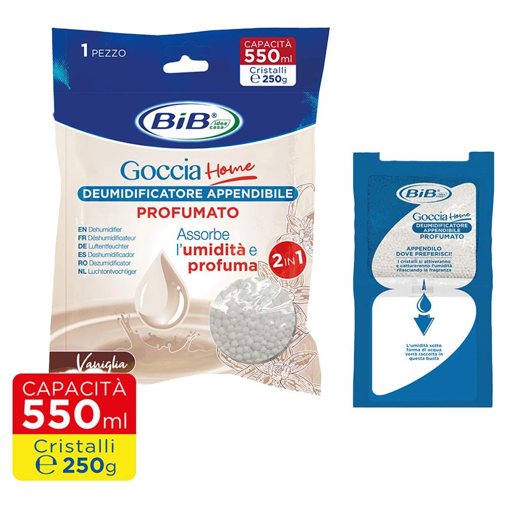 Deumidificatore appendibile profumato BIB vaniglia 250 ml
