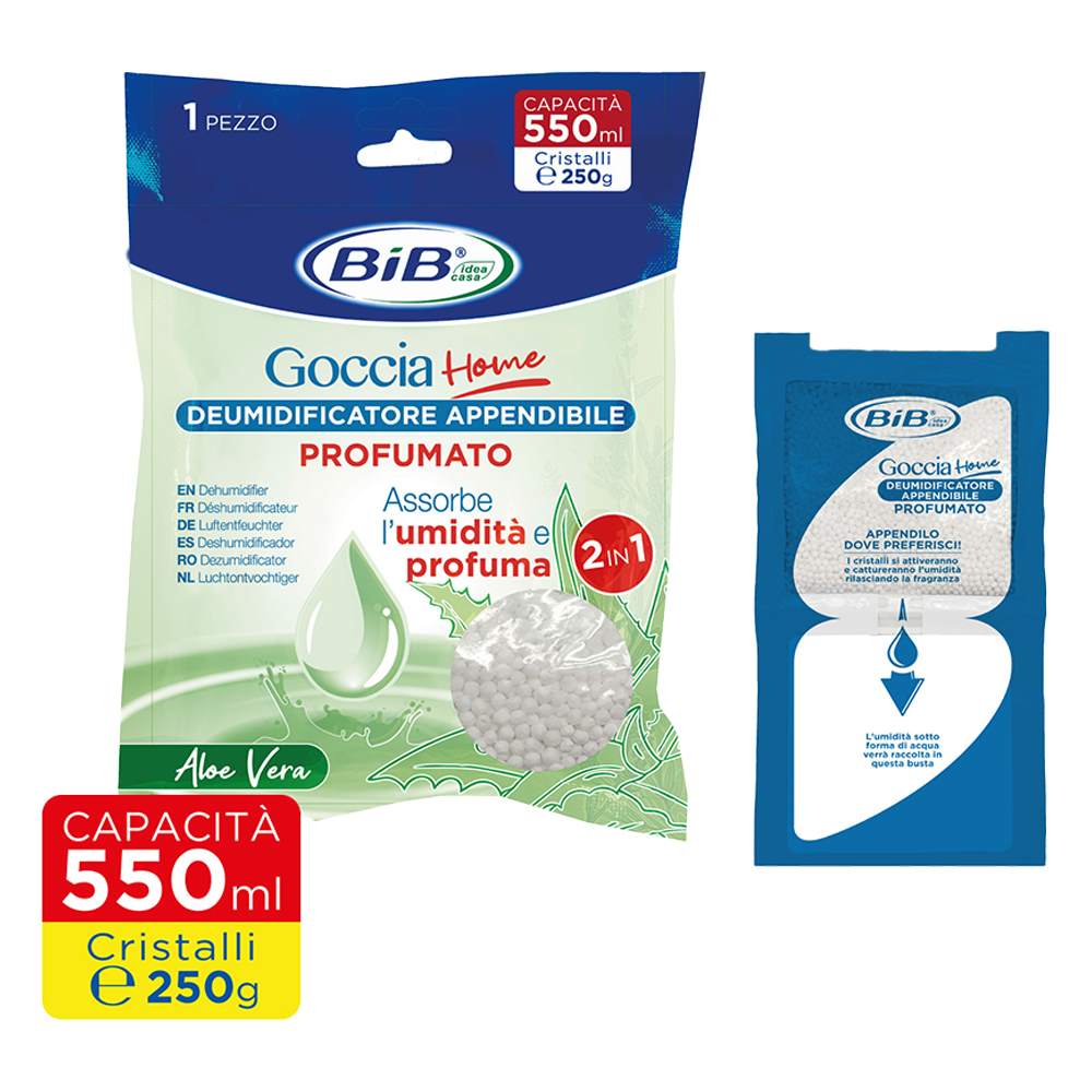 Deumidificatore appendibile profumato BIB aloe vera 250 ml
