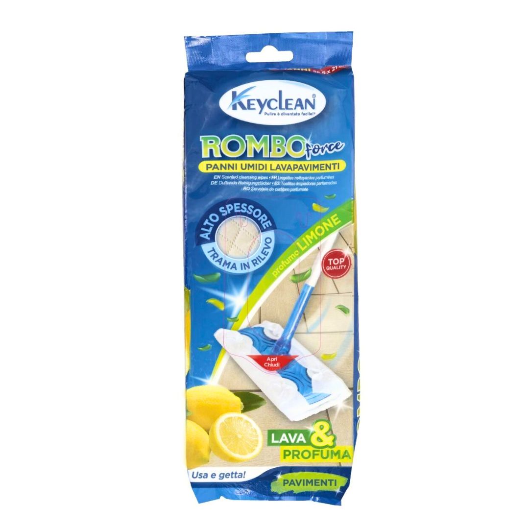 Panno pronto uso per pavimenti KEYCLEAN 12 pz