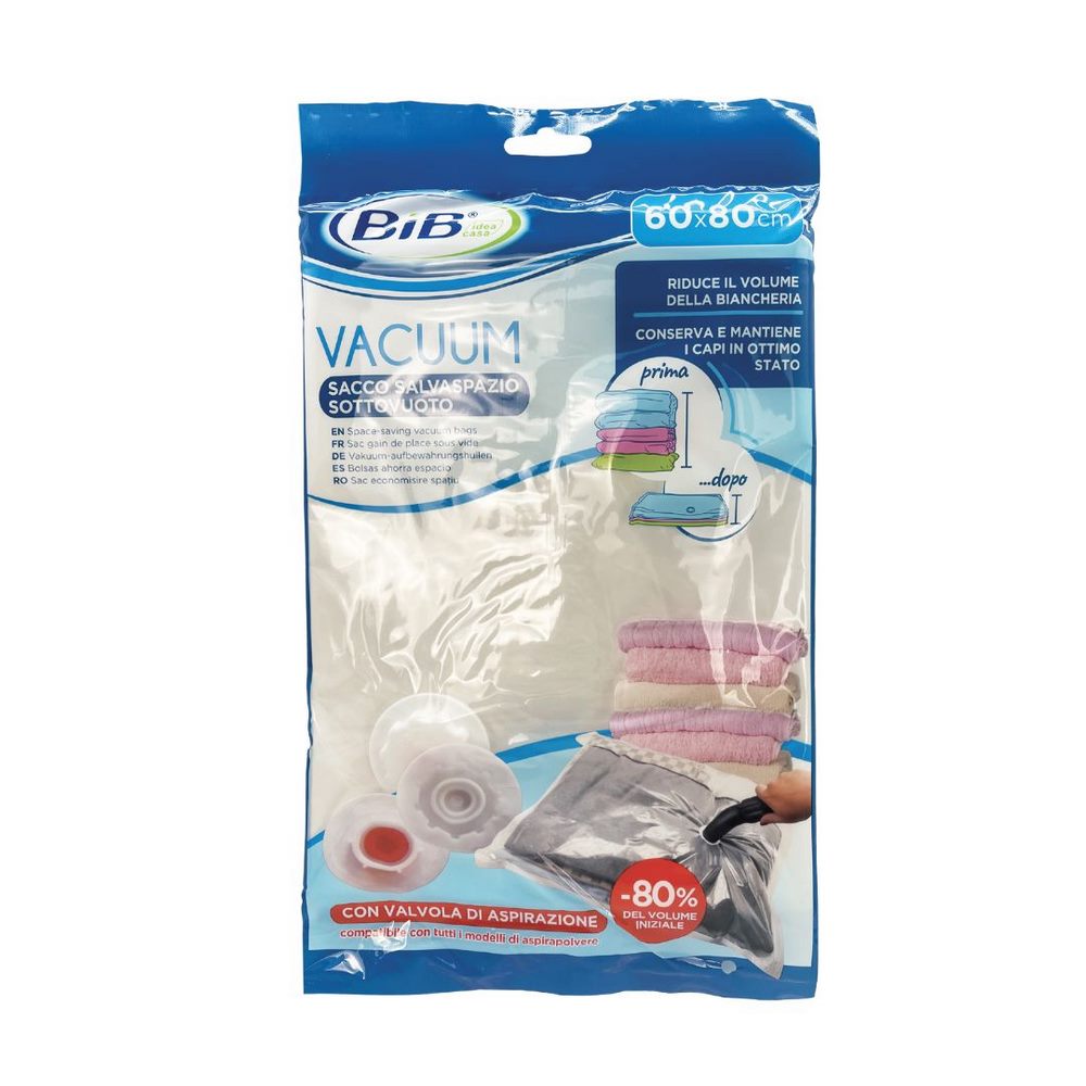 Sacco salvaspazio sottovuoto BIB 60x80 cm 1 pz