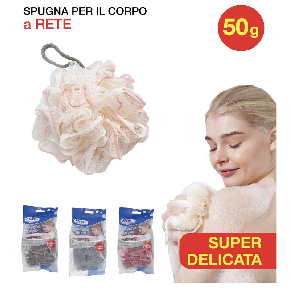 Spugna per il corpo a rete, 50 gr