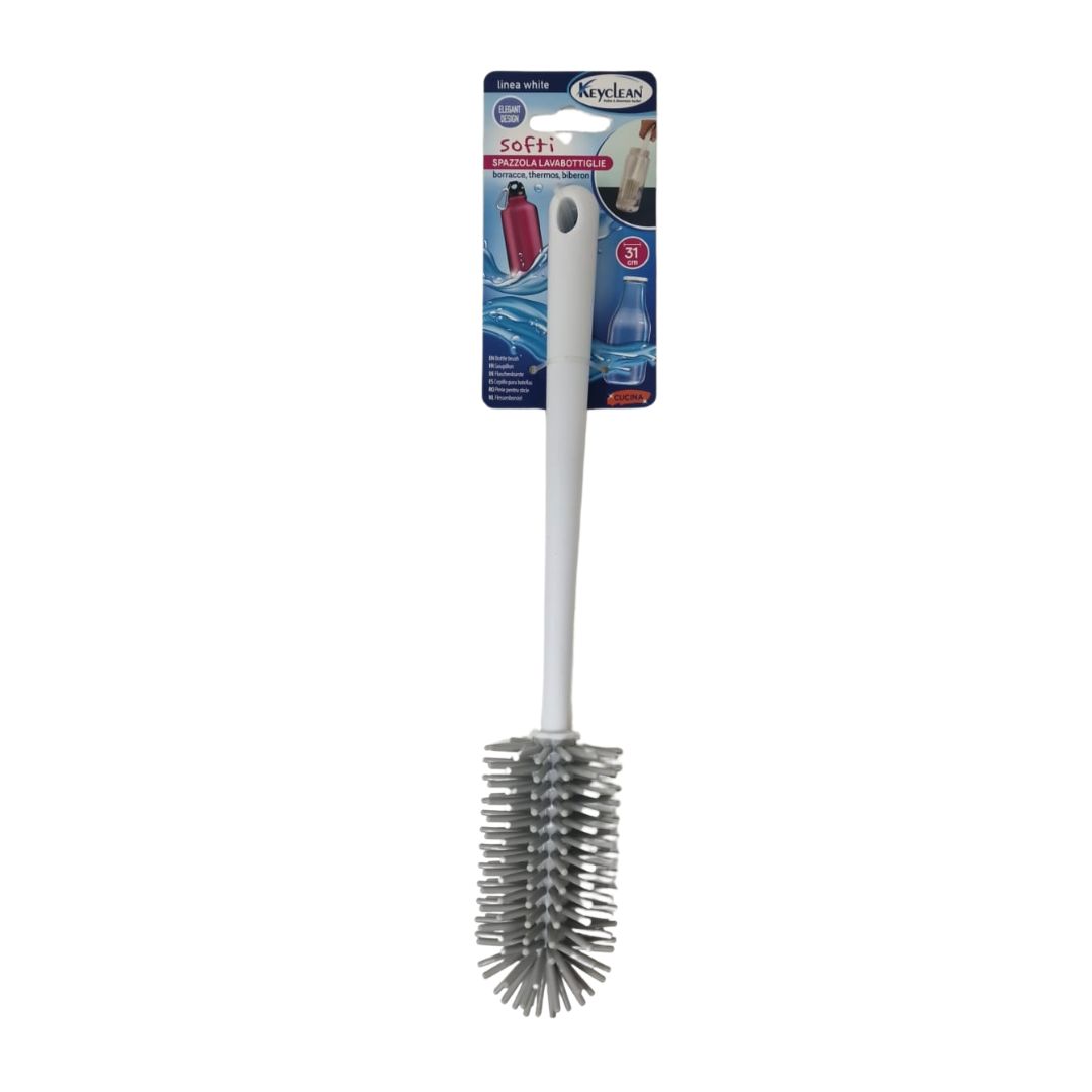 Spazzola lavabottiglie KEYCLEAN con setole in gomma 1 pz