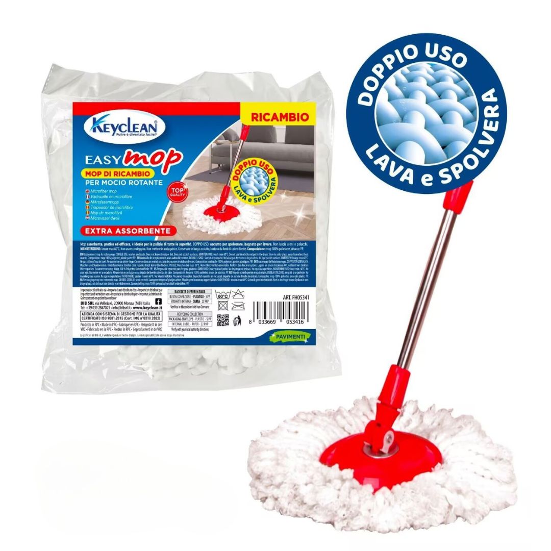 Ricambio per mocio rotante KEYCLEAN 1 pz