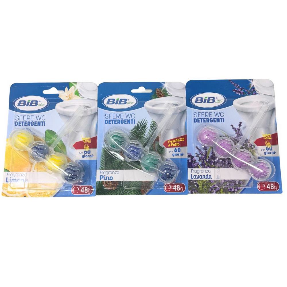 Sfere WC BIB profumazioni assortite 48 g