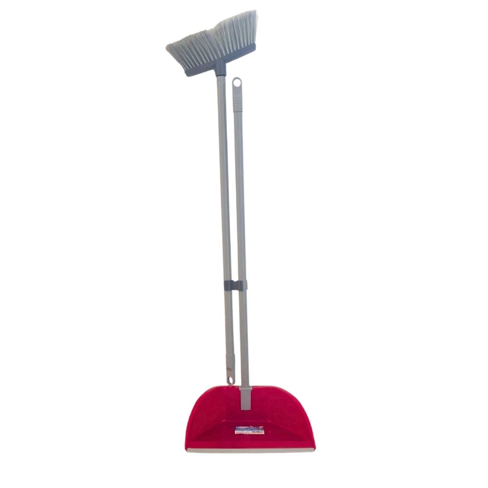 Paletta alzaimmondizia BIB con scopa angolare, altezza 80 cm.