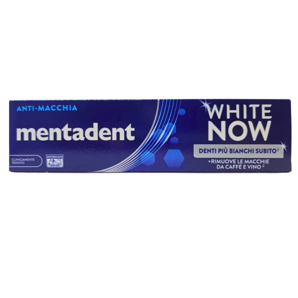 Dentifricio MENTADENT white now antimacchia 75 ml