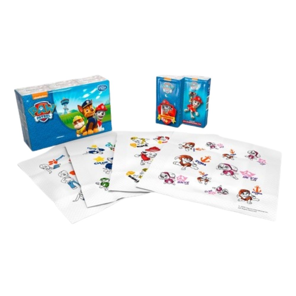 Fazzoletti decorati per bambini Paw patrol 6 pz