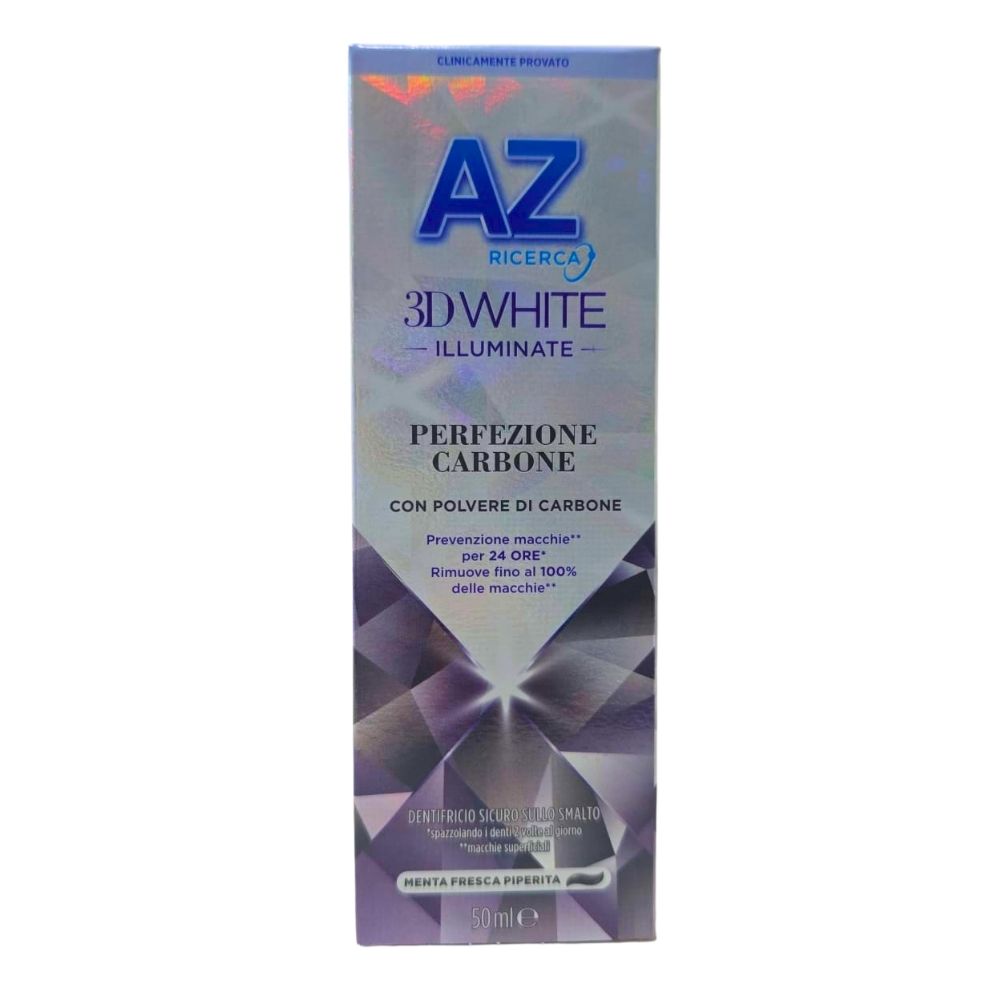 Dentifricio AZ 3D perfezione carbone 50 ml