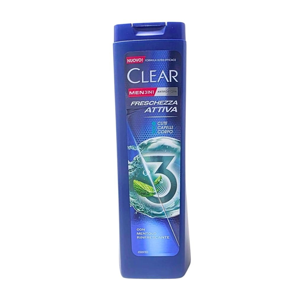Shampoo CLEAR freschezza attiva 3in1 225 ml