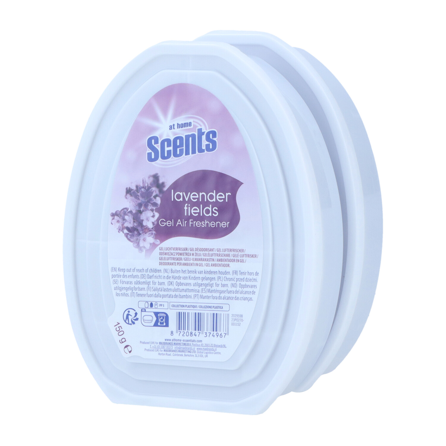 Deodoranti ambiente in gel AT HOME 150 g lavandarr 2 pz